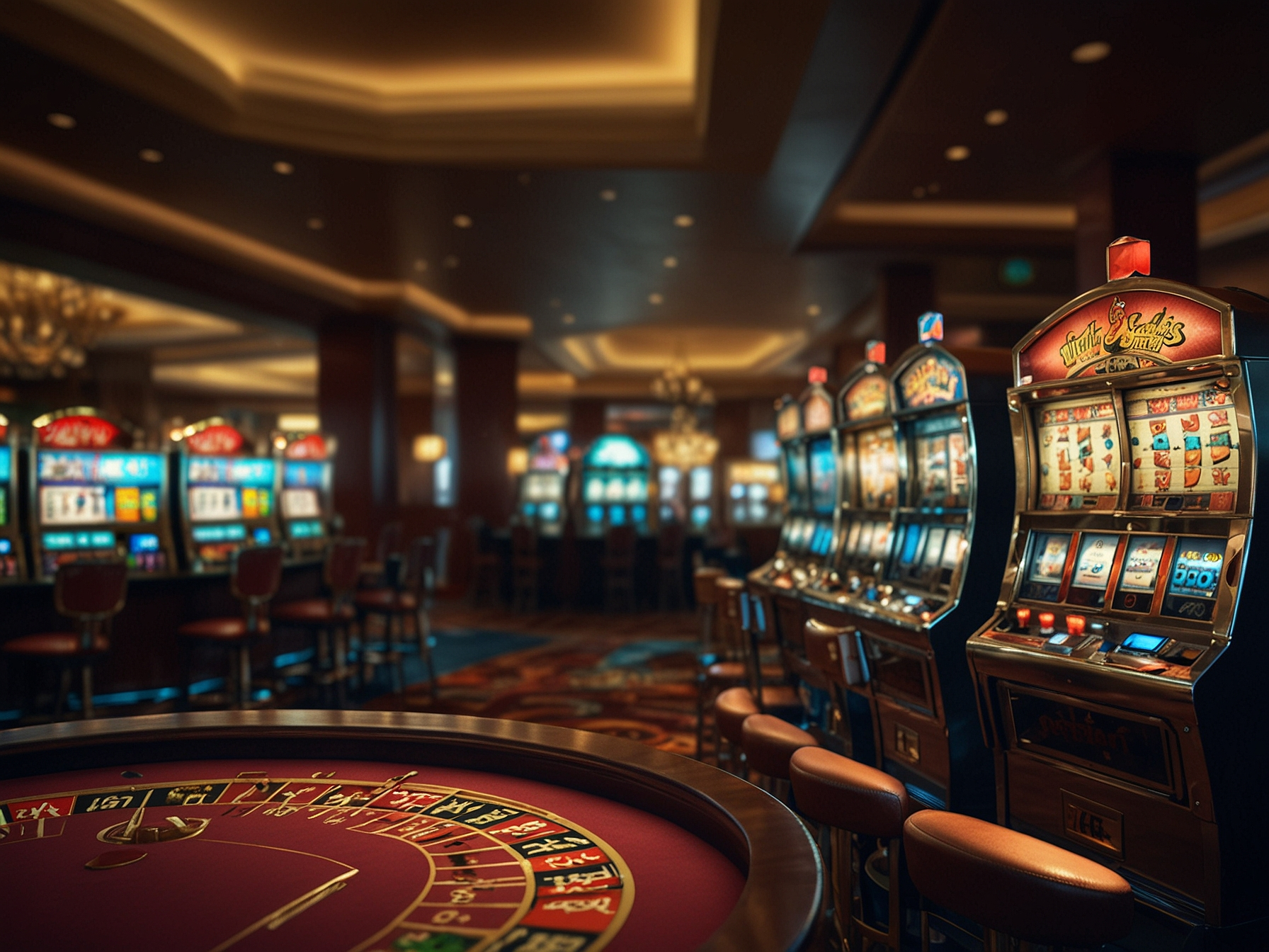 Assortment of casino games